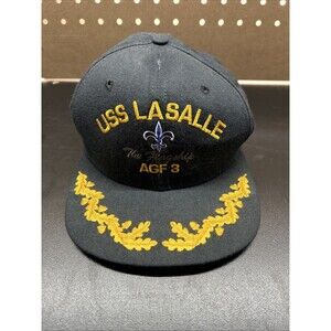 US Navy USN Ship baseball hat/cap USS LASALLE AGF-3 MILITARY NEW ERA VTG